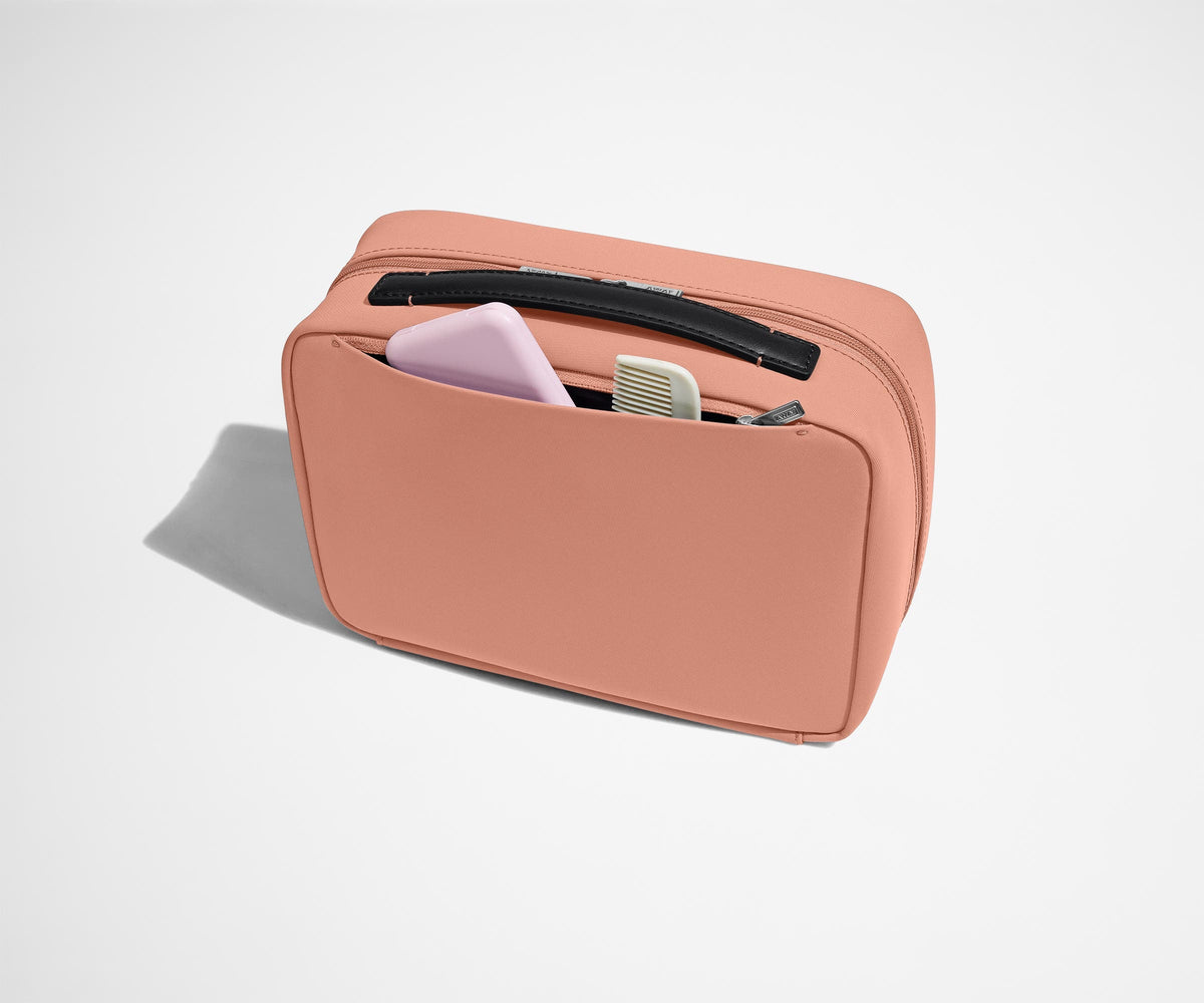 Away The Hanging Toiletry Bag in Clay Pink