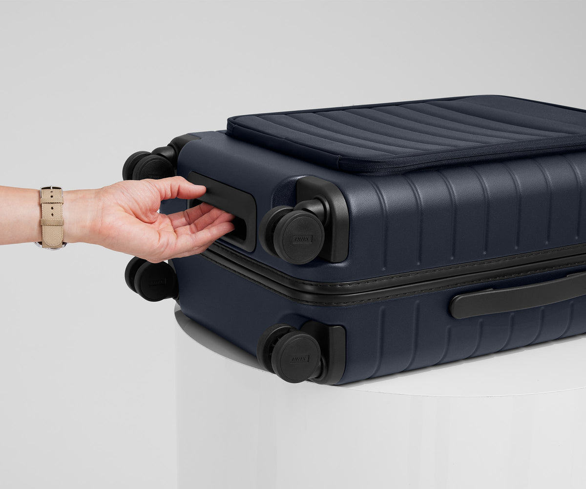 Away The Executive Bigger Carry-On Suitcase - Navy Blue