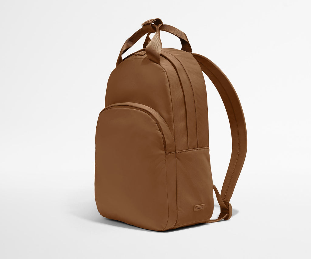 Away Featherlight Backpack in Amaro Brown