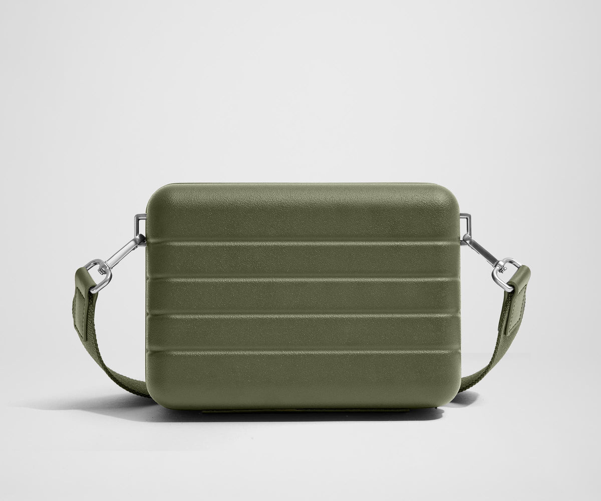 Away The Mini Crossbody Packing Cubes - Olive Green
