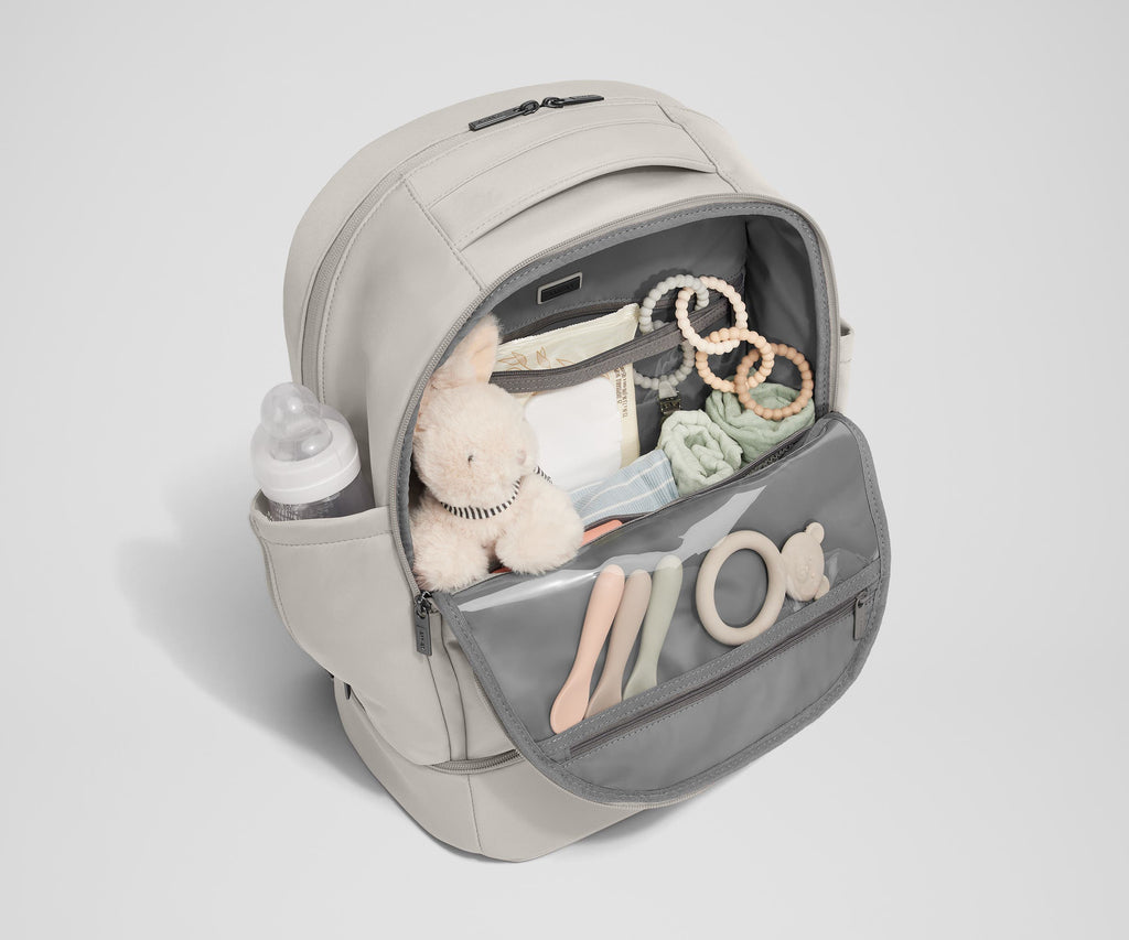 Away The Double Diaper Backpack Diaper Bag - Cloud Gray