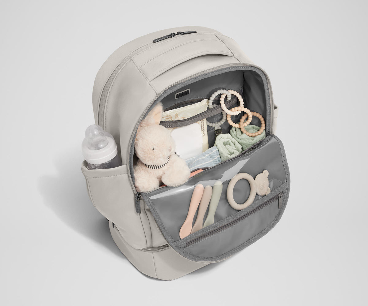 Away The Double Diaper Backpack Diaper Bag - Cloud Gray