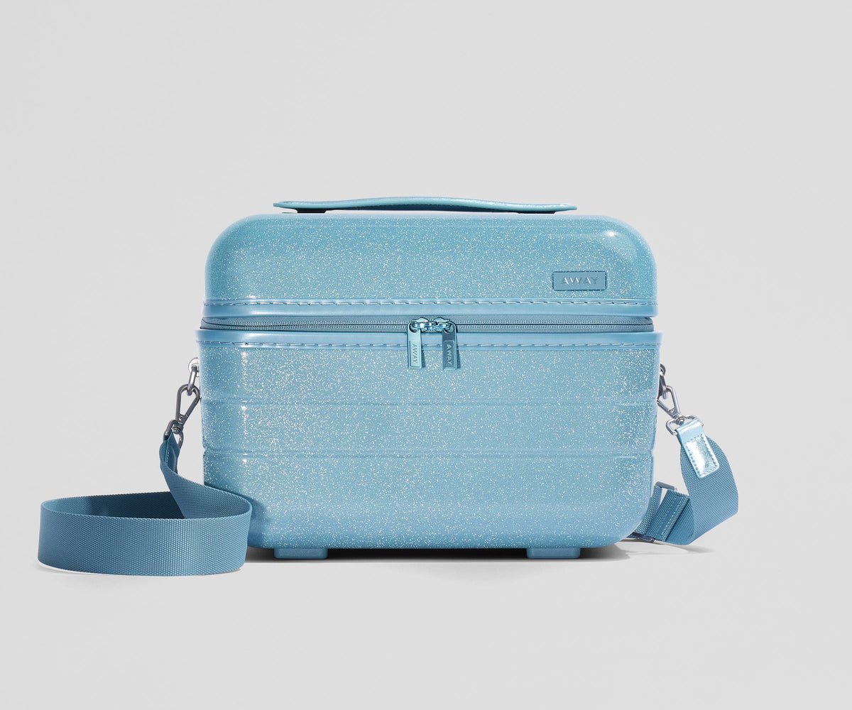 Away The Train Case Toiletry Bag - Galaxy Blue