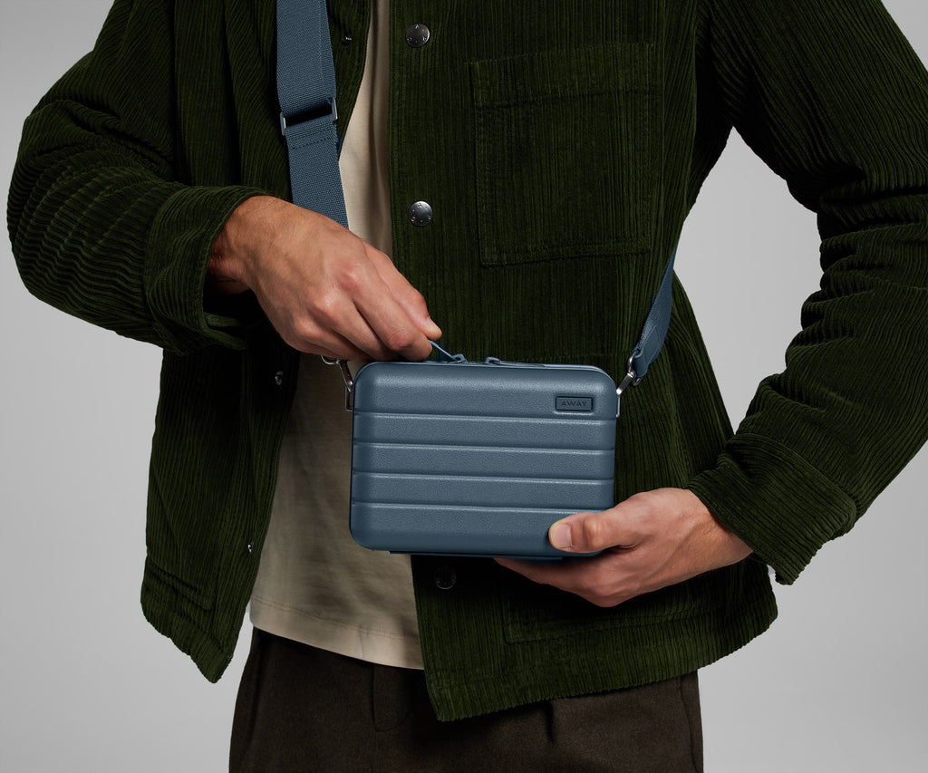 Away The Mini Crossbody Packing Cubes - Coast Blue