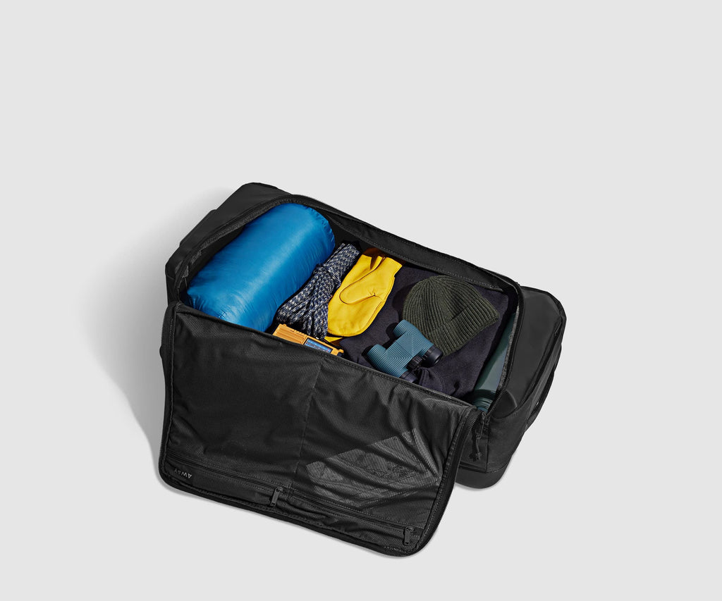 Away Active Rolling Duffle 85L Duffel Bag - Jet Black