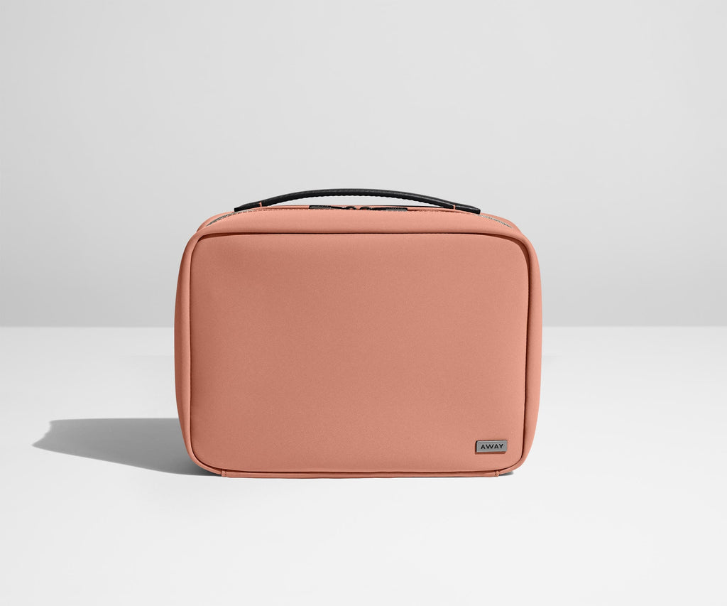 Away The Hanging Toiletry Bag in Clay Pink