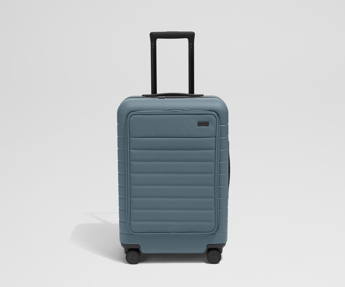 Away The Executive Bigger Carry-On Suitcase - Coast Blue