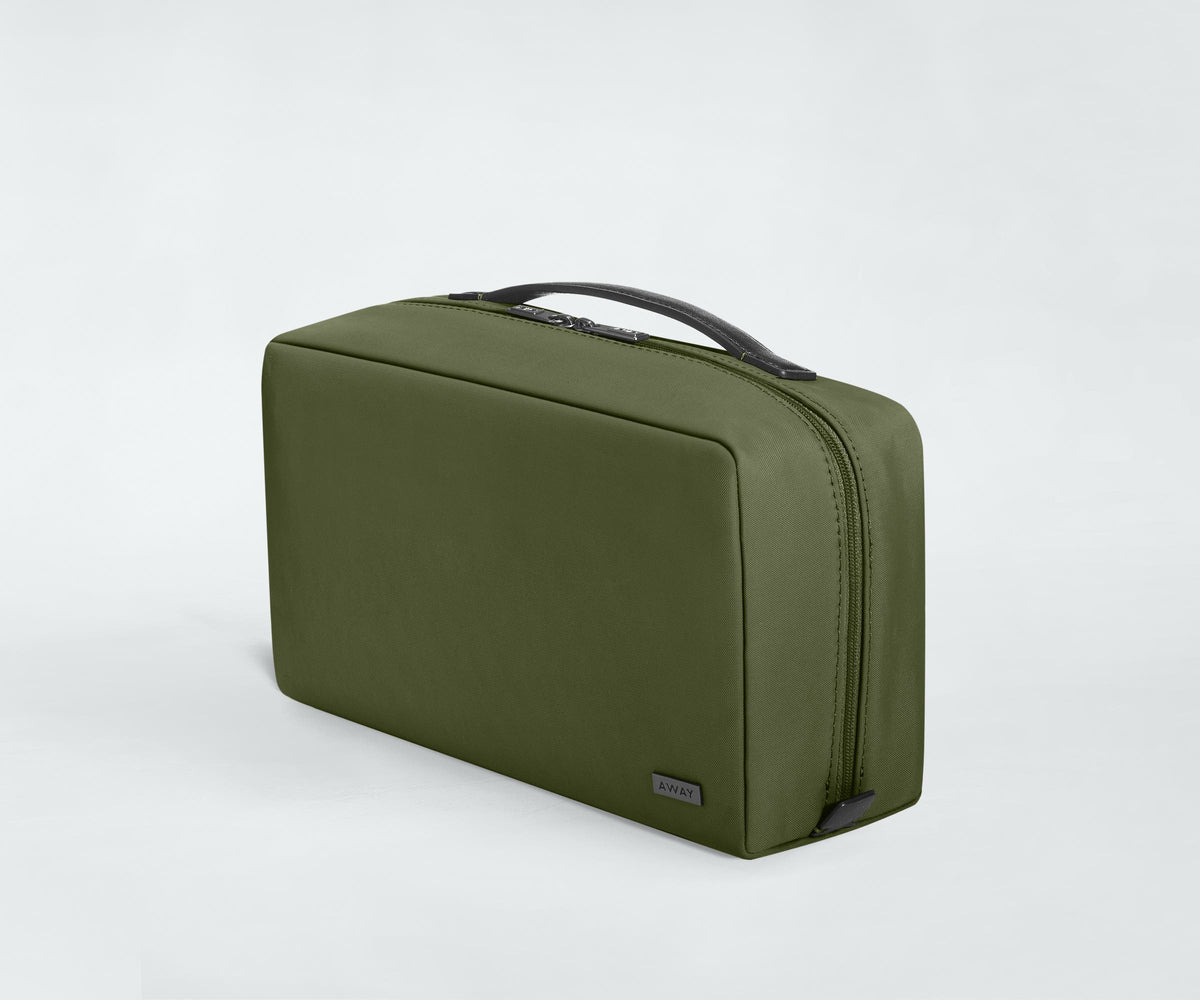 Away The Large Toiletry Bag in Olive Green