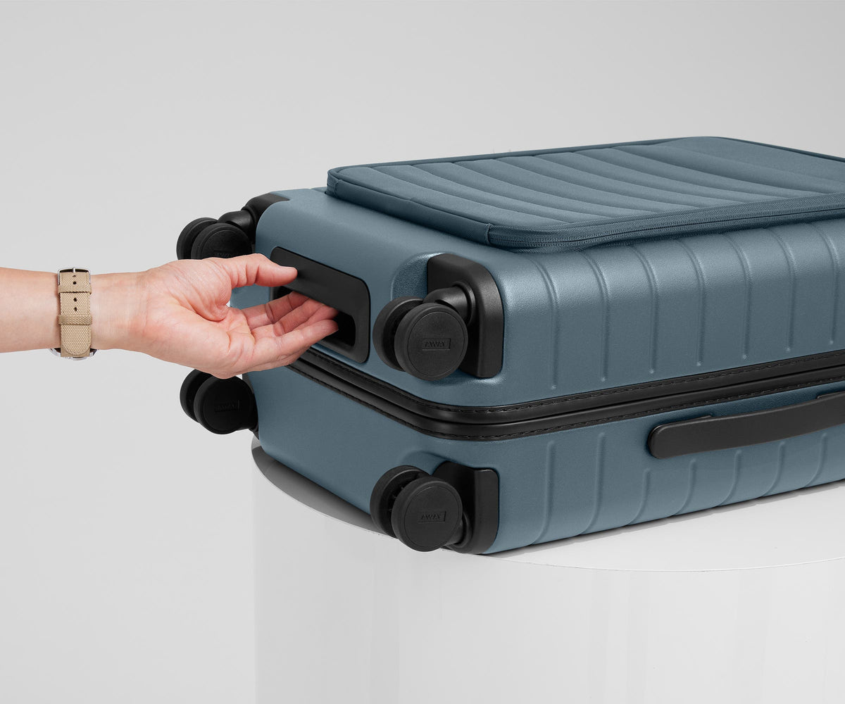 Away The Executive Bigger Carry-On Suitcase - Coast Blue