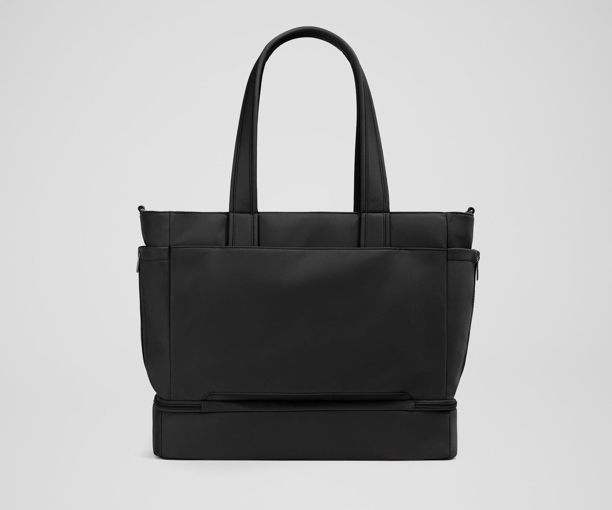 Away The Double Diaper Tote Diaper Bag - Jet Black