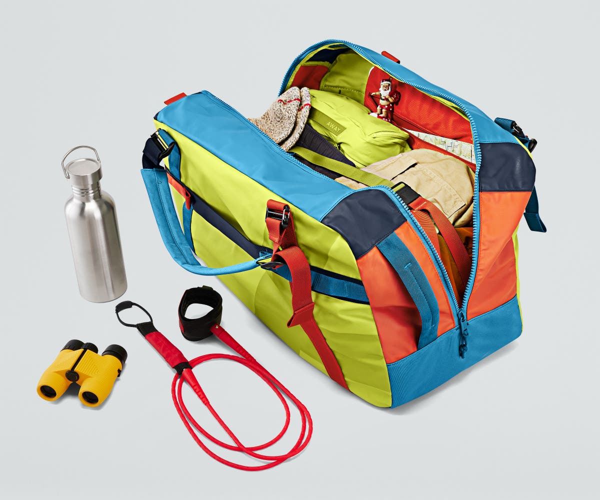 Away Active Duffle 55L Duffel Bag - Atomic Remix