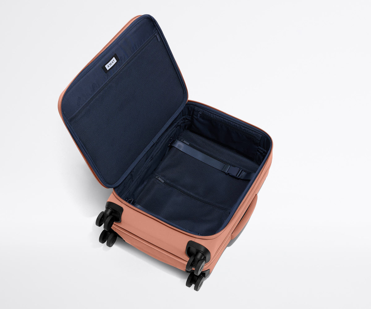 Away Softside Bigger Carry-On Suitcase - Clay Pink