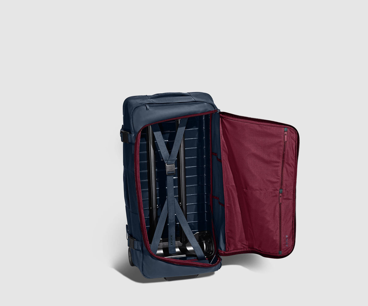 Away Active Rolling Duffle 85L Duffel Bag - Navy Blue
