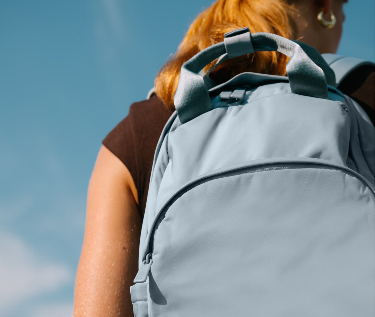 Away Featherlight Backpack in Amaro Brown