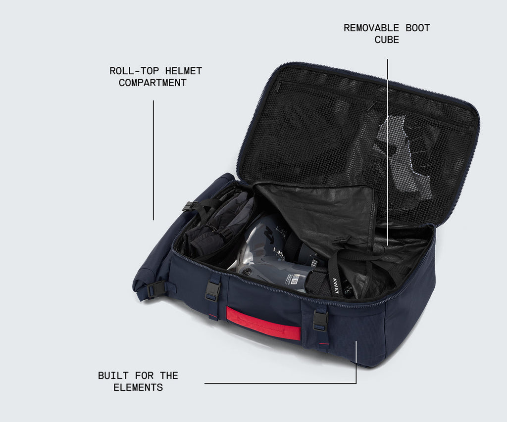 Away Carry-On Boot Bag 55L Suitcase - Jet Black