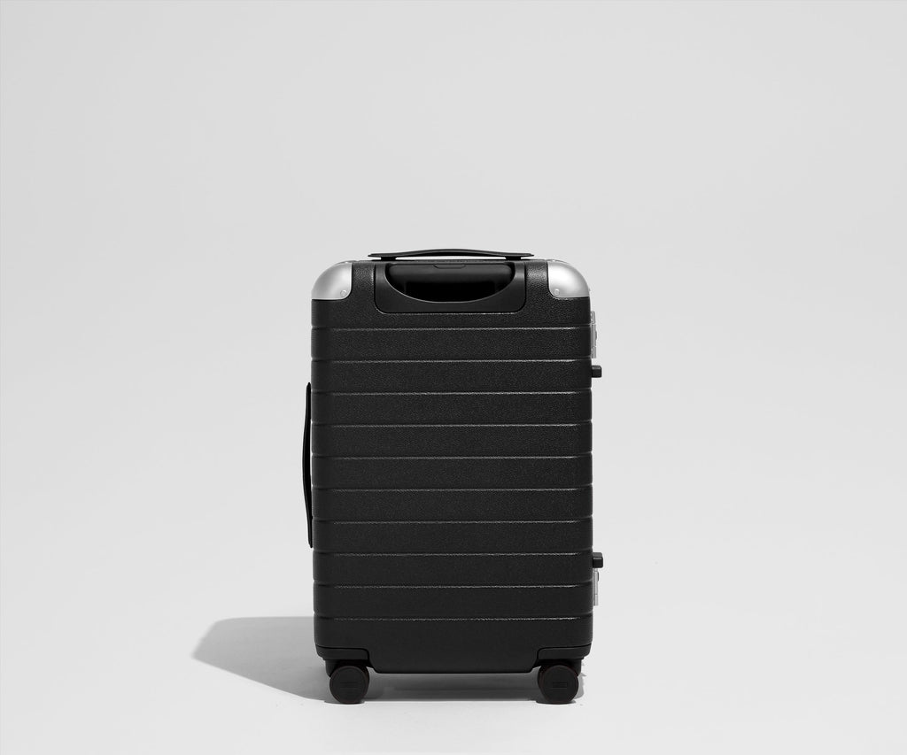 Away The Aluminum Edge Bigger Carry-On Suitcase - Jet Black