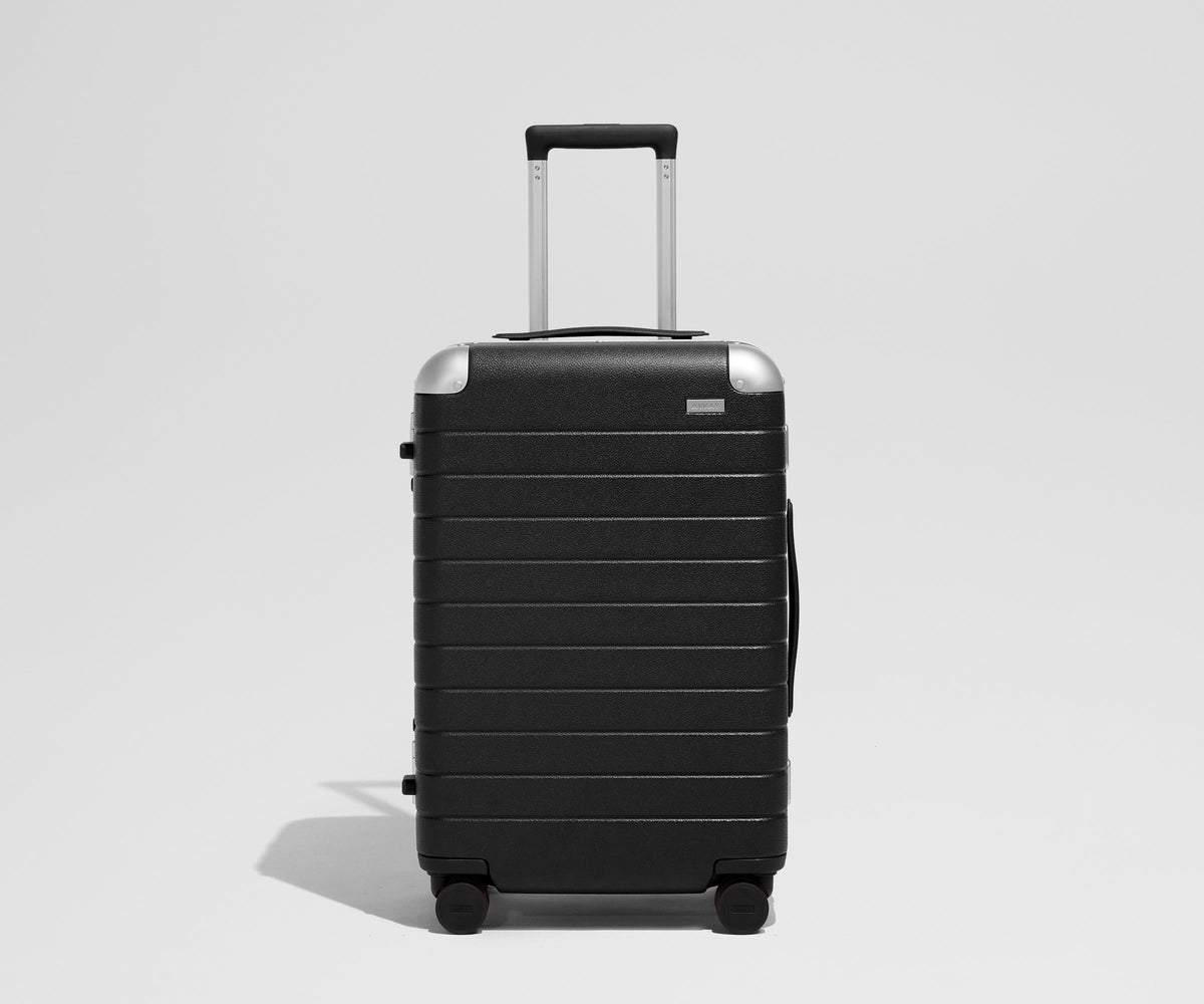 Away The Aluminum Edge Bigger Carry-On Suitcase - Jet Black