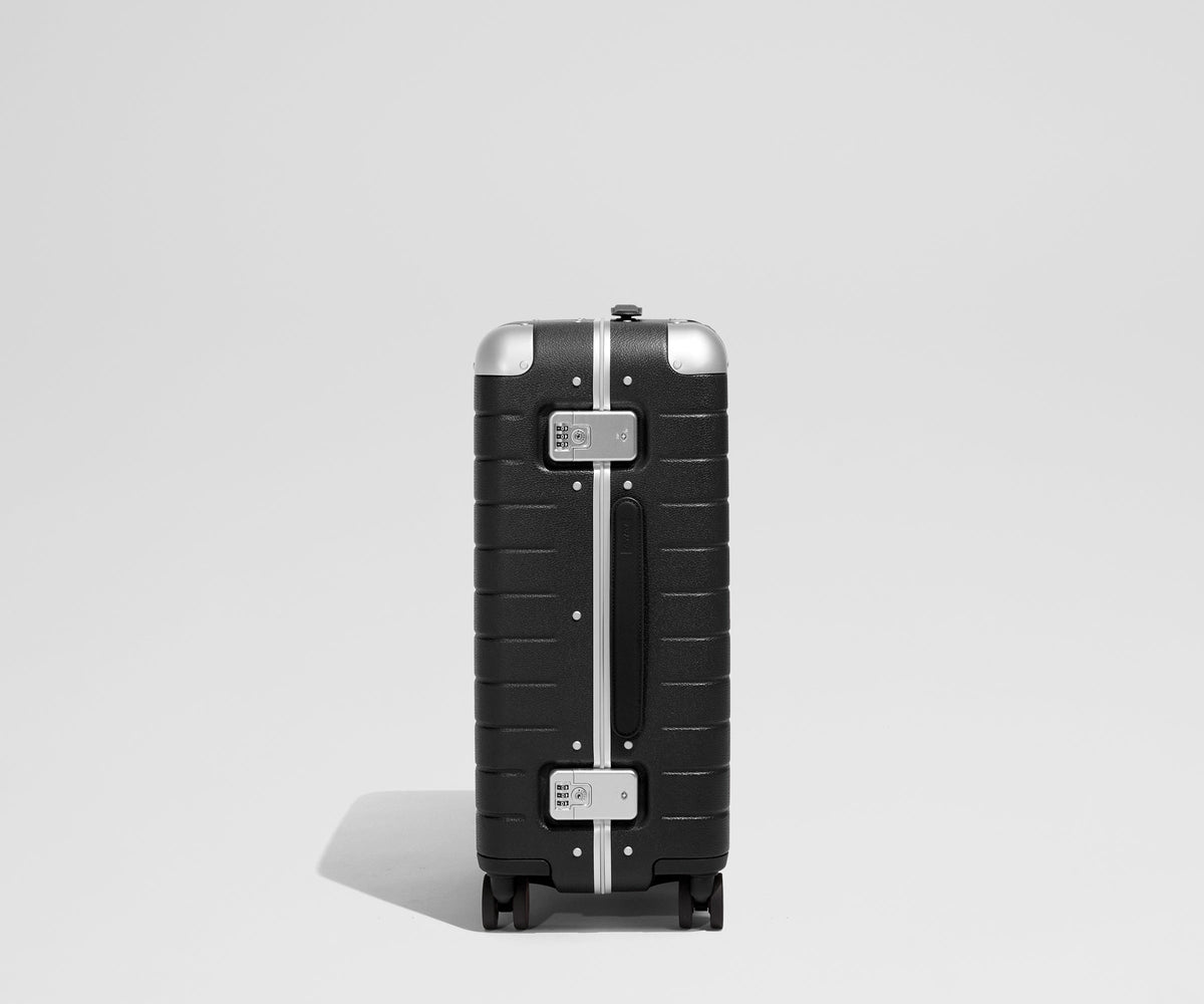 Away The Aluminum Edge Bigger Carry-On Suitcase - Jet Black