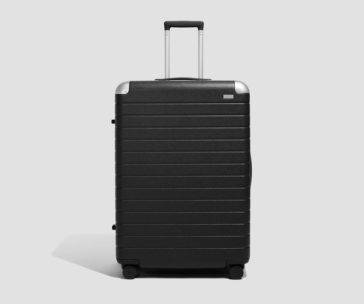 Away The Aluminum Edge Large Suitcase - Jet Black