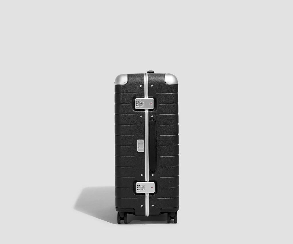 Away The Aluminum Edge Medium Suitcase - Jet Black