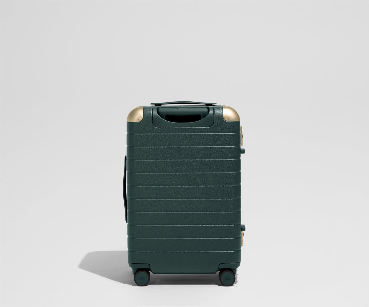 Away The Aluminum Edge Bigger Carry-On Suitcase - Ivy Green