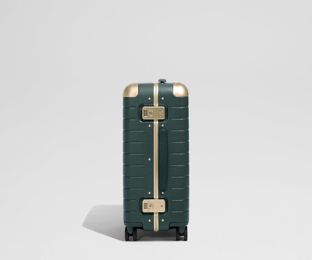 Away The Aluminum Edge Bigger Carry-On Suitcase - Ivy Green