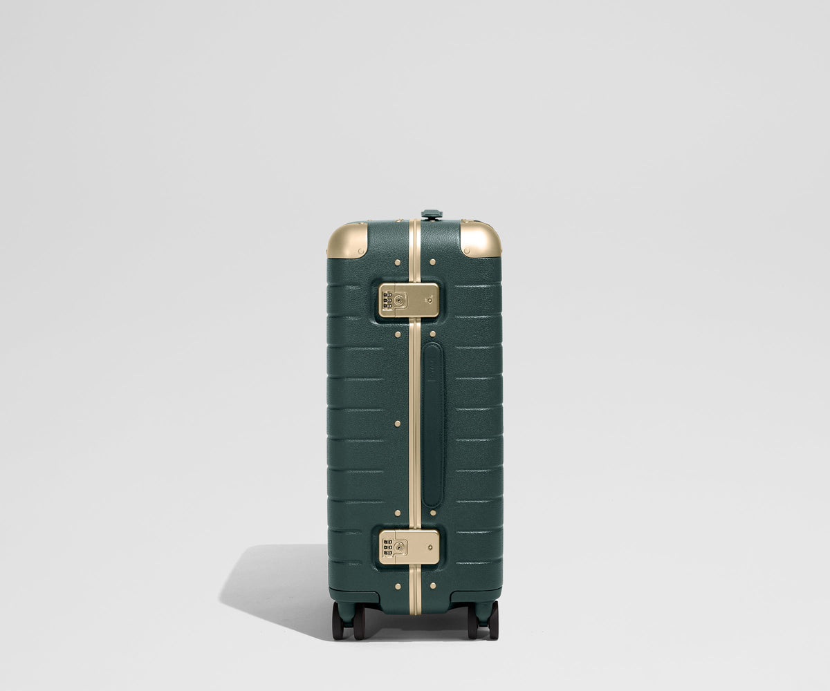 Away The Aluminum Edge Bigger Carry-On Suitcase - Ivy Green