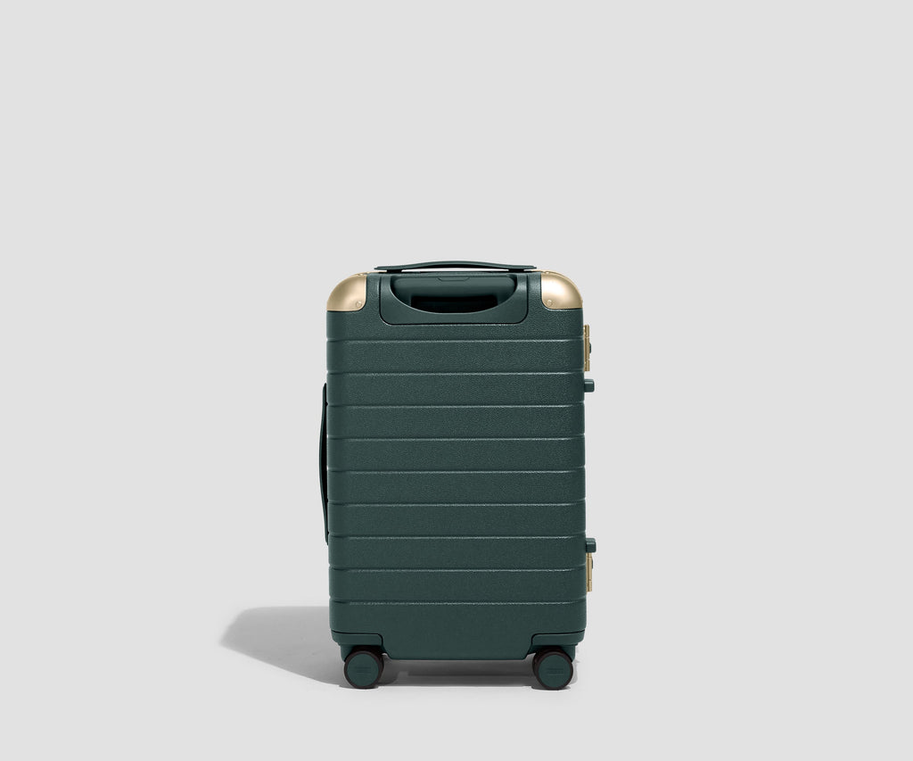Away The Aluminum Edge Carry-On Suitcase - Ivy Green