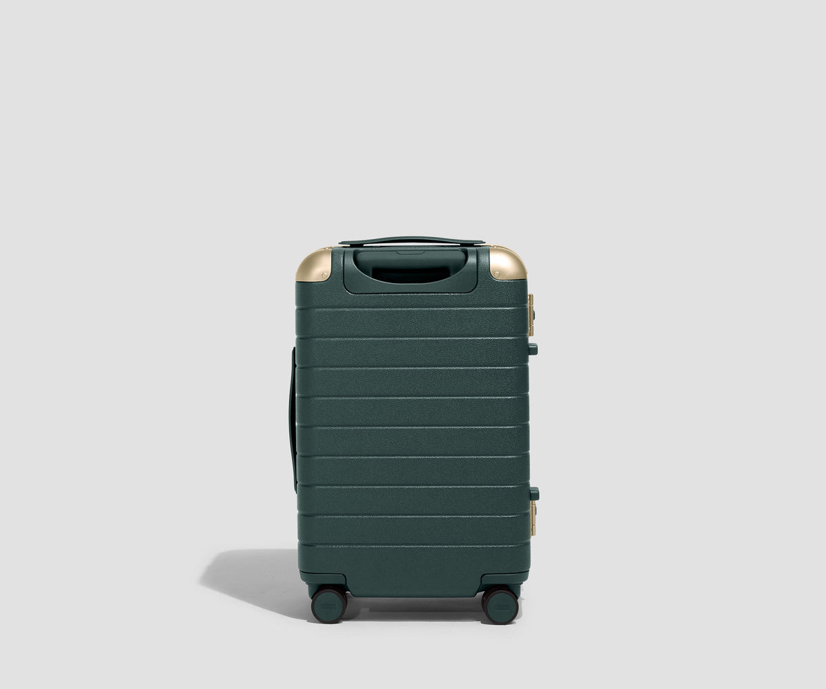 Away The Aluminum Edge Carry-On Suitcase - Ivy Green