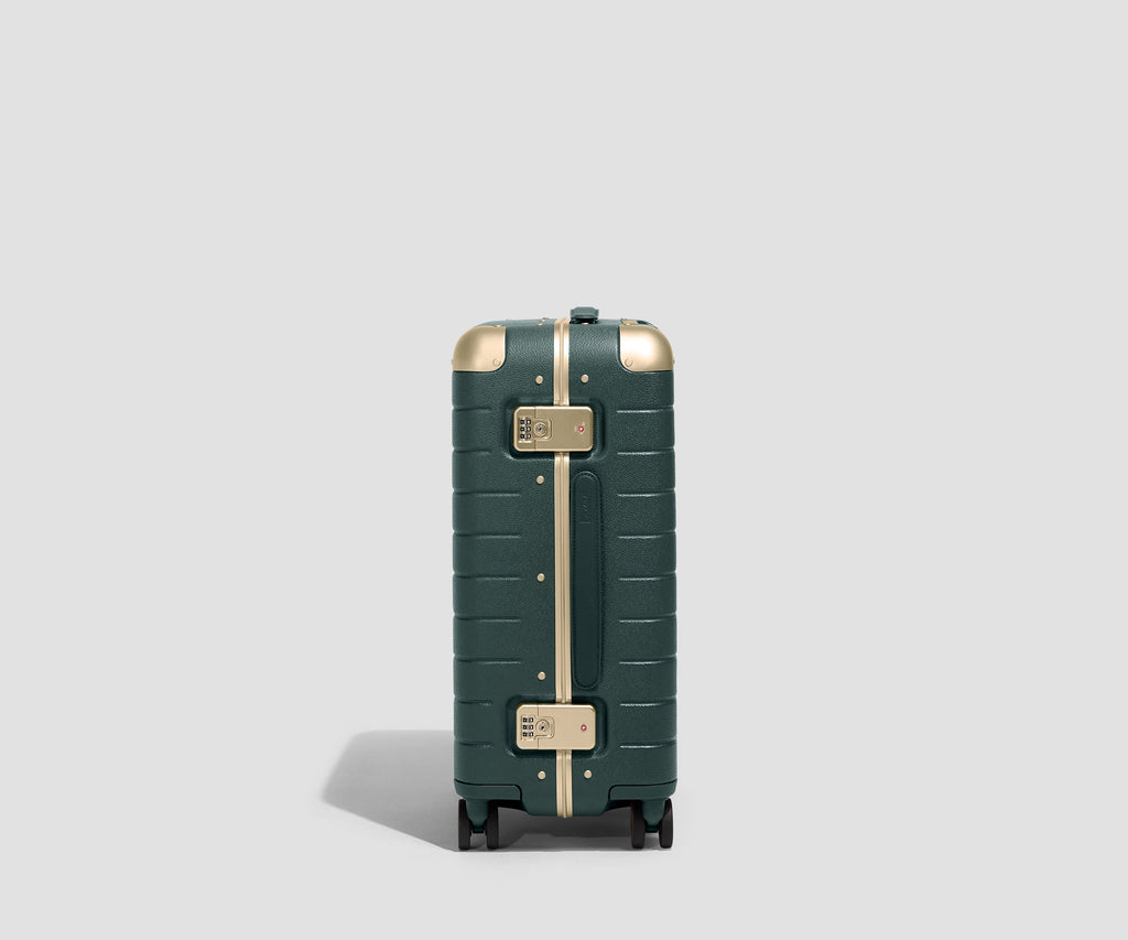 Away The Aluminum Edge Carry-On Suitcase - Ivy Green