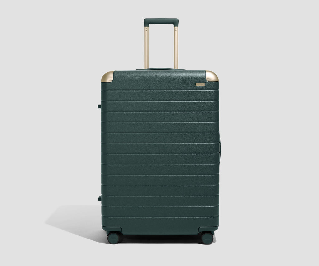Away The Aluminum Edge Large Suitcase - Ivy Green