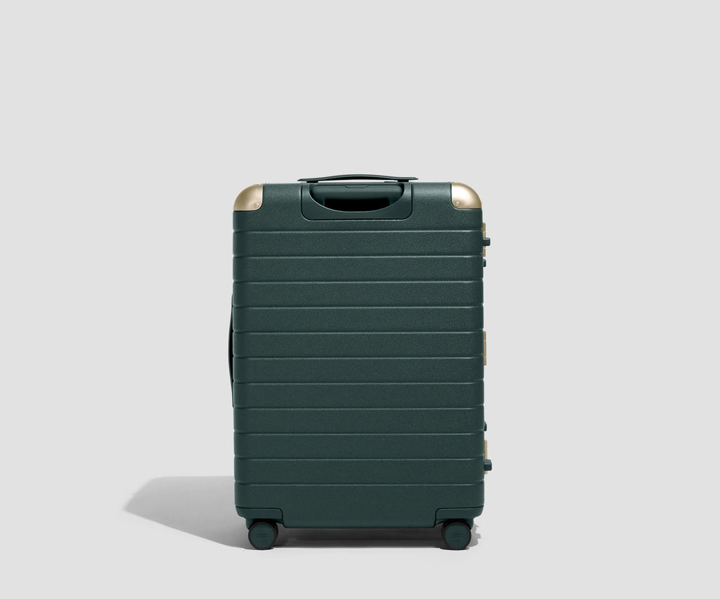 Away The Aluminum Edge Medium Suitcase - Ivy Green