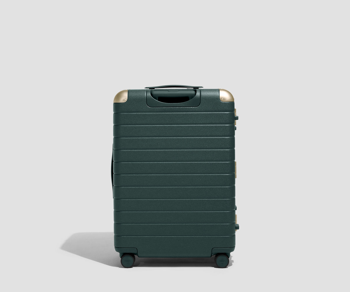 Away The Aluminum Edge Medium Suitcase - Ivy Green