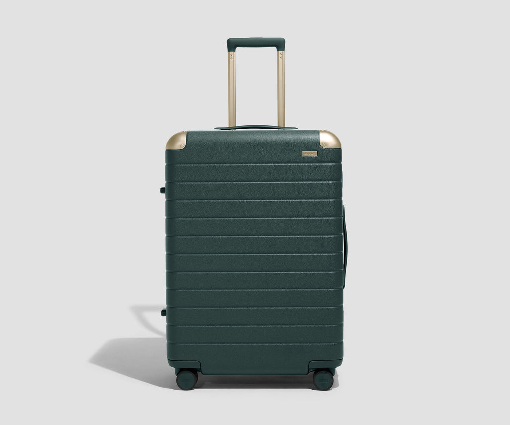 Away The Aluminum Edge Medium Suitcase - Ivy Green