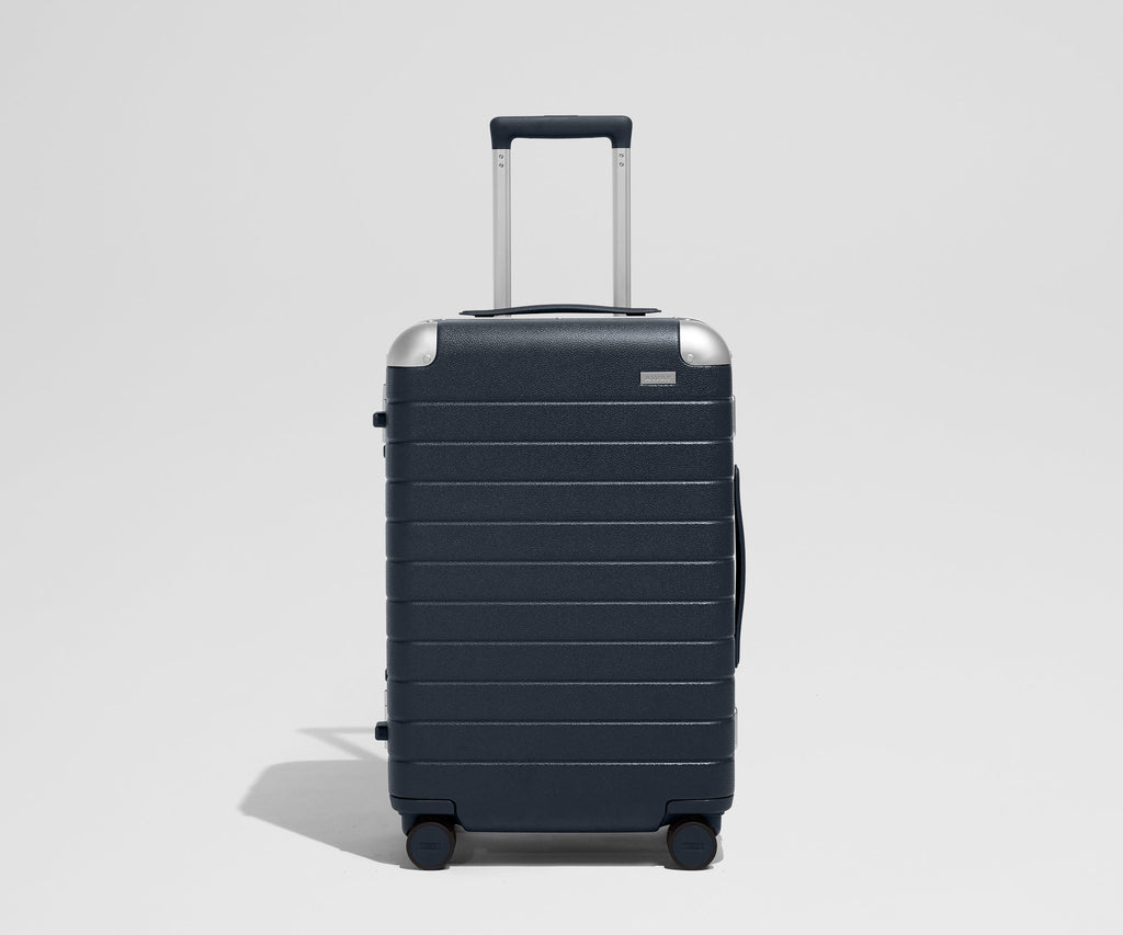 Away The Aluminum Edge Bigger Carry-On Suitcase - Navy Blue