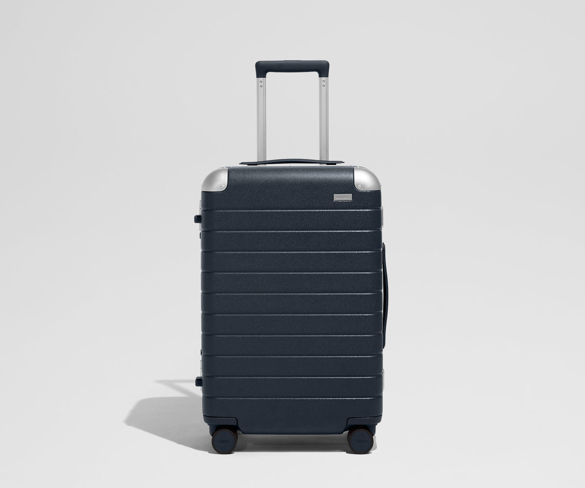 Away The Aluminum Edge Bigger Carry-On Suitcase - Navy Blue
