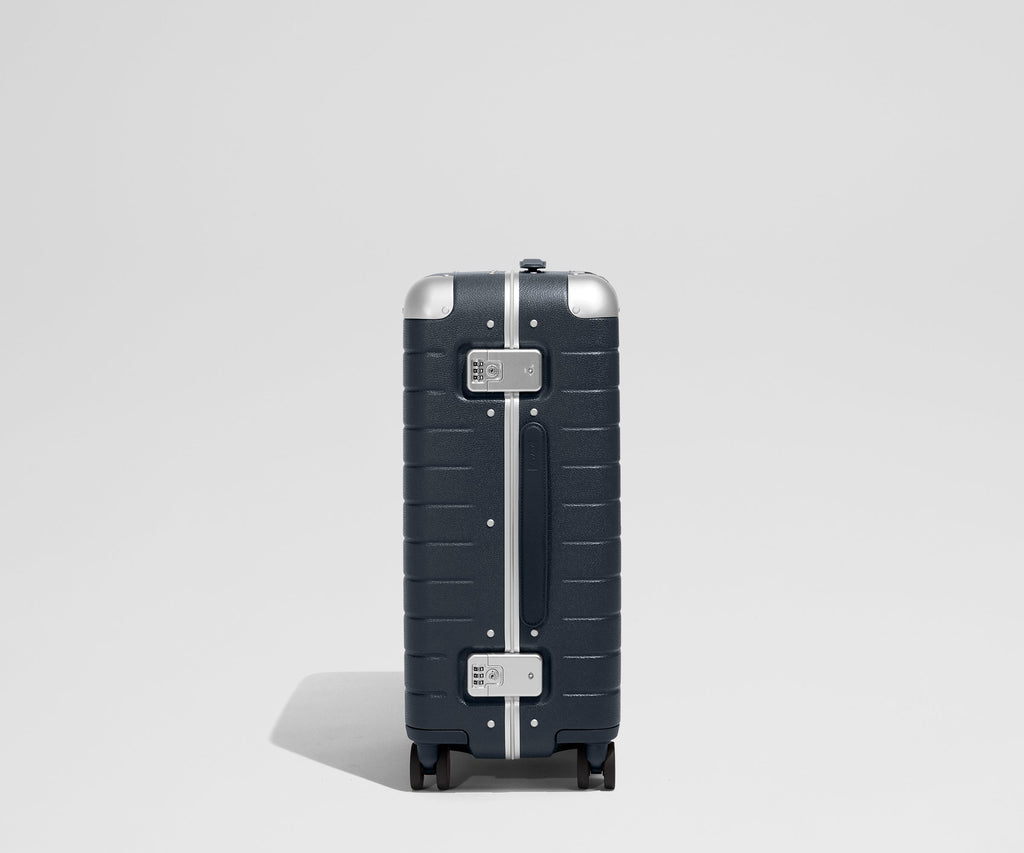 Away The Aluminum Edge Bigger Carry-On Suitcase - Navy Blue