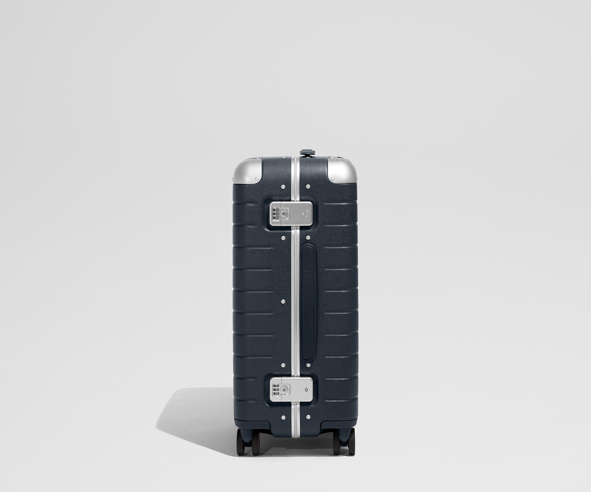 Away The Aluminum Edge Bigger Carry-On Suitcase - Navy Blue