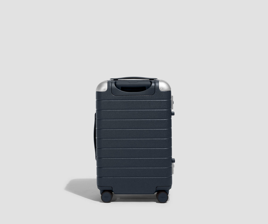 Away The Aluminum Edge Carry-On Suitcase - Navy Blue
