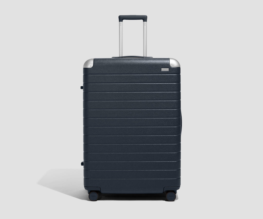 Away The Aluminum Edge Large Suitcase - Navy Blue