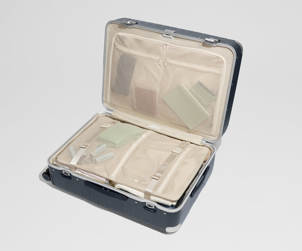 Away The Aluminum Edge Large Suitcase - Navy Blue