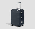 Away The Aluminum Edge Medium Suitcase - Navy Blue