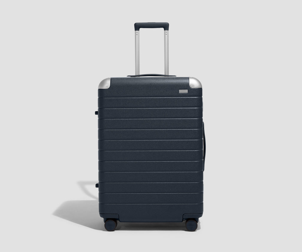 Away The Aluminum Edge Medium Suitcase - Navy Blue