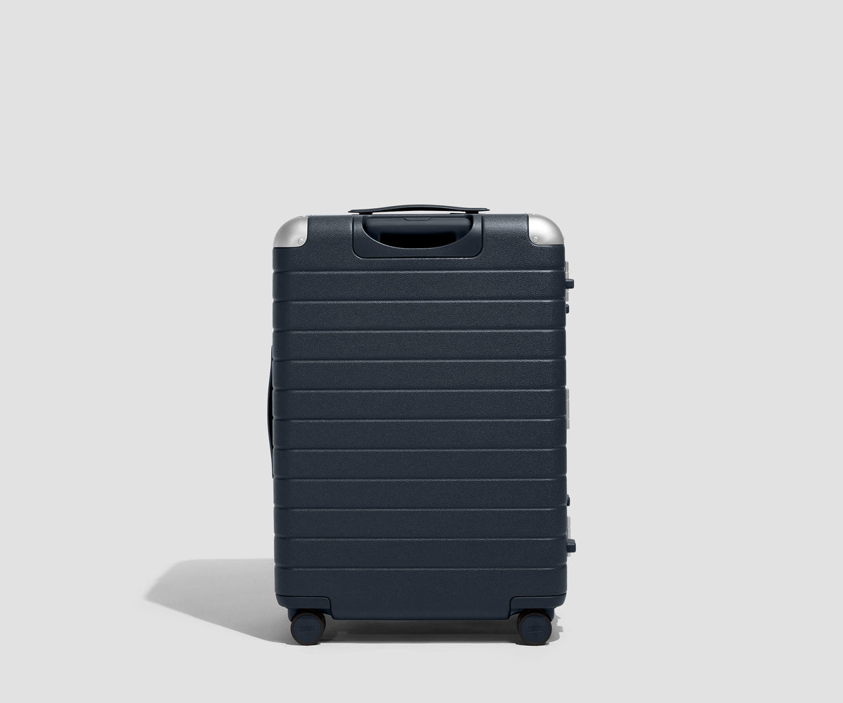 Away The Aluminum Edge Medium Suitcase - Navy Blue