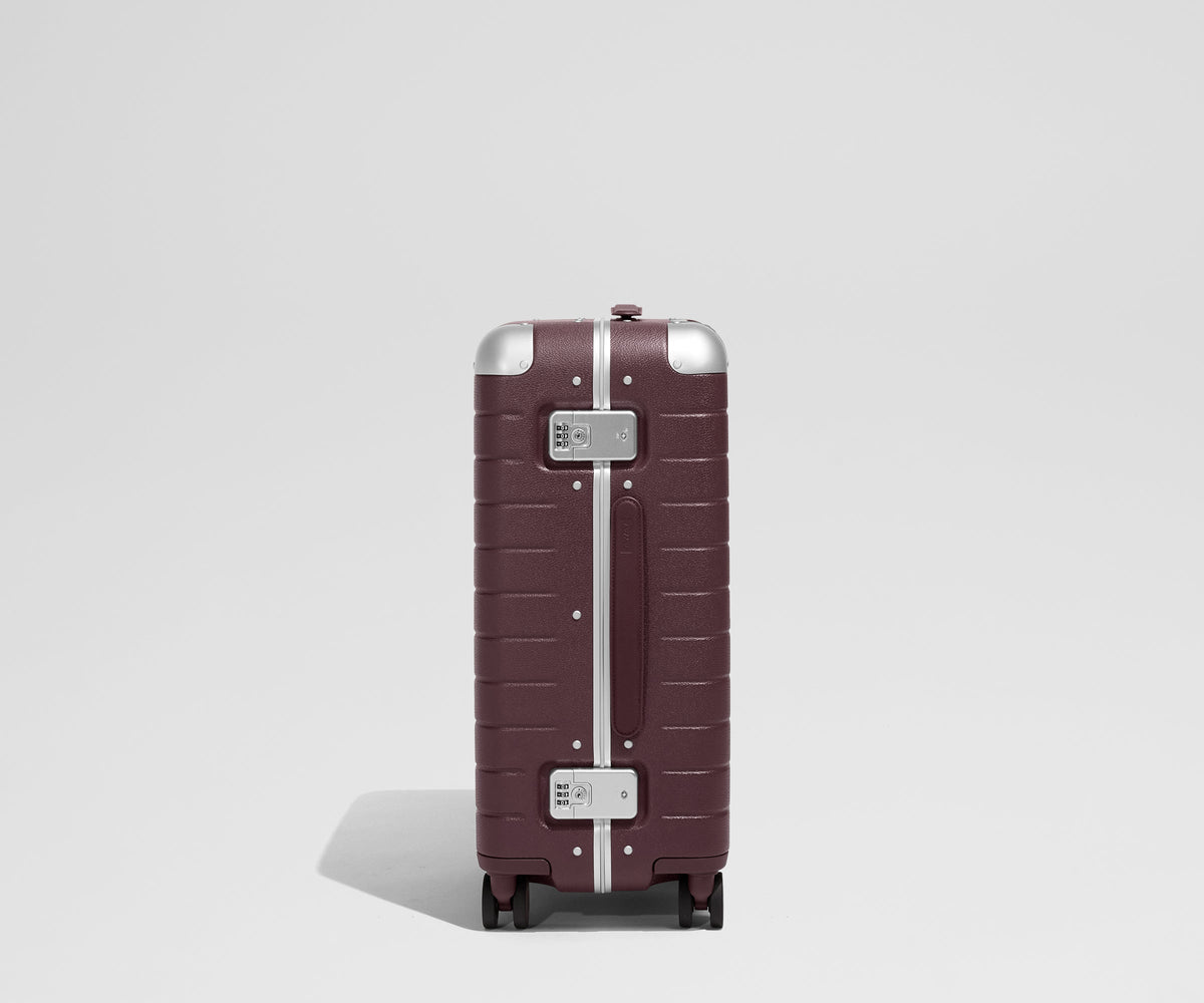 Away The Aluminum Edge Bigger Carry-On Suitcase - Oxblood Red
