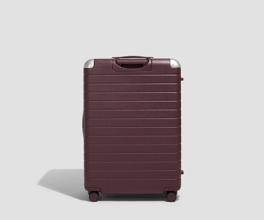 Away The Aluminum Edge Large Suitcase - Oxblood Red