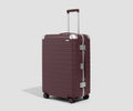 Away The Aluminum Edge Medium Suitcase - Oxblood Red