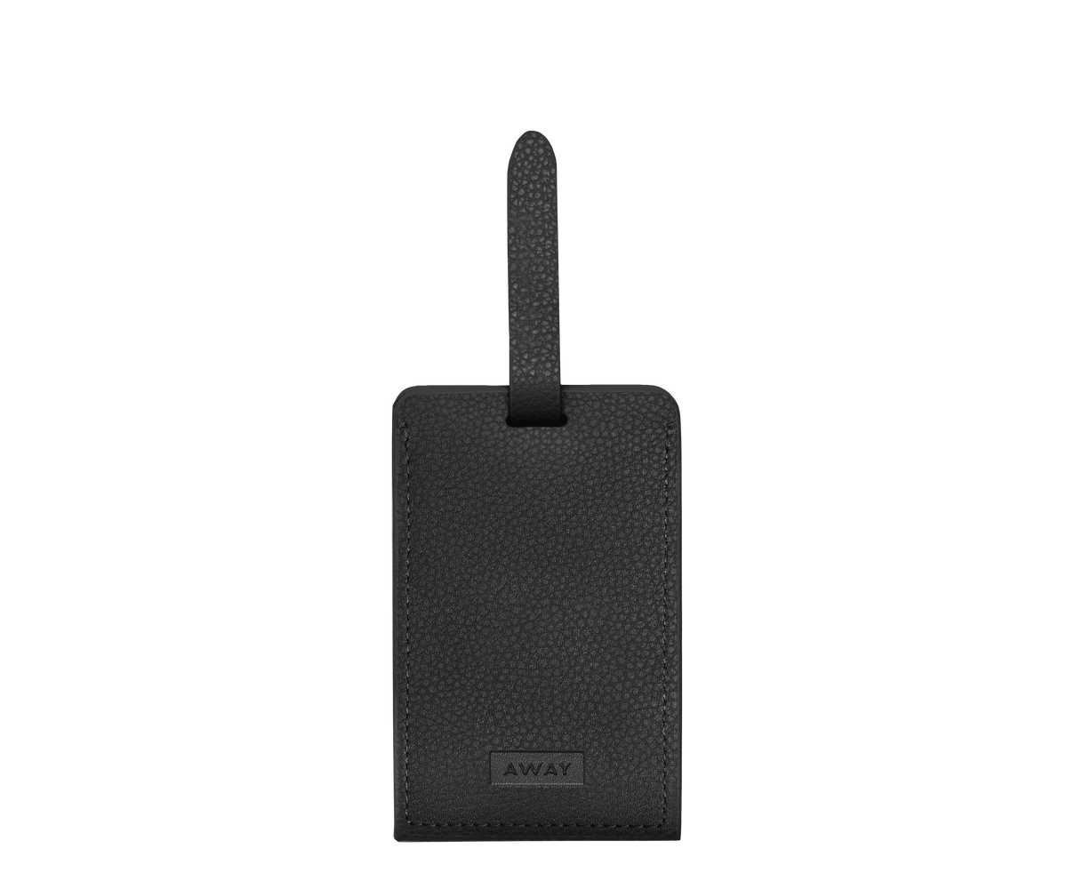 Away Aluminum Edge Tag Luggage Tag - Jet Black