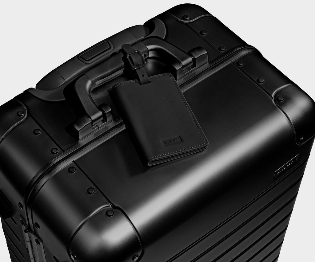 Away The Large: Aluminum Edition Suitcase - Onyx Black