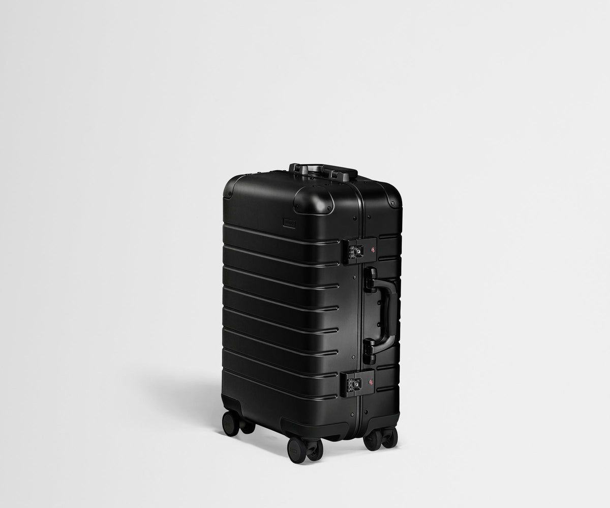 Away The Carry-On: Aluminum Edition Suitcase - Onyx Black